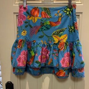 Farm Rio, two tiered ruffle skirt